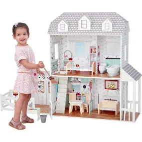 Teamson Kids Dreamland Farm House 12 Doll House