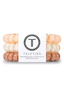 TELETIES Large Hair Ties - For The Love of Nudes