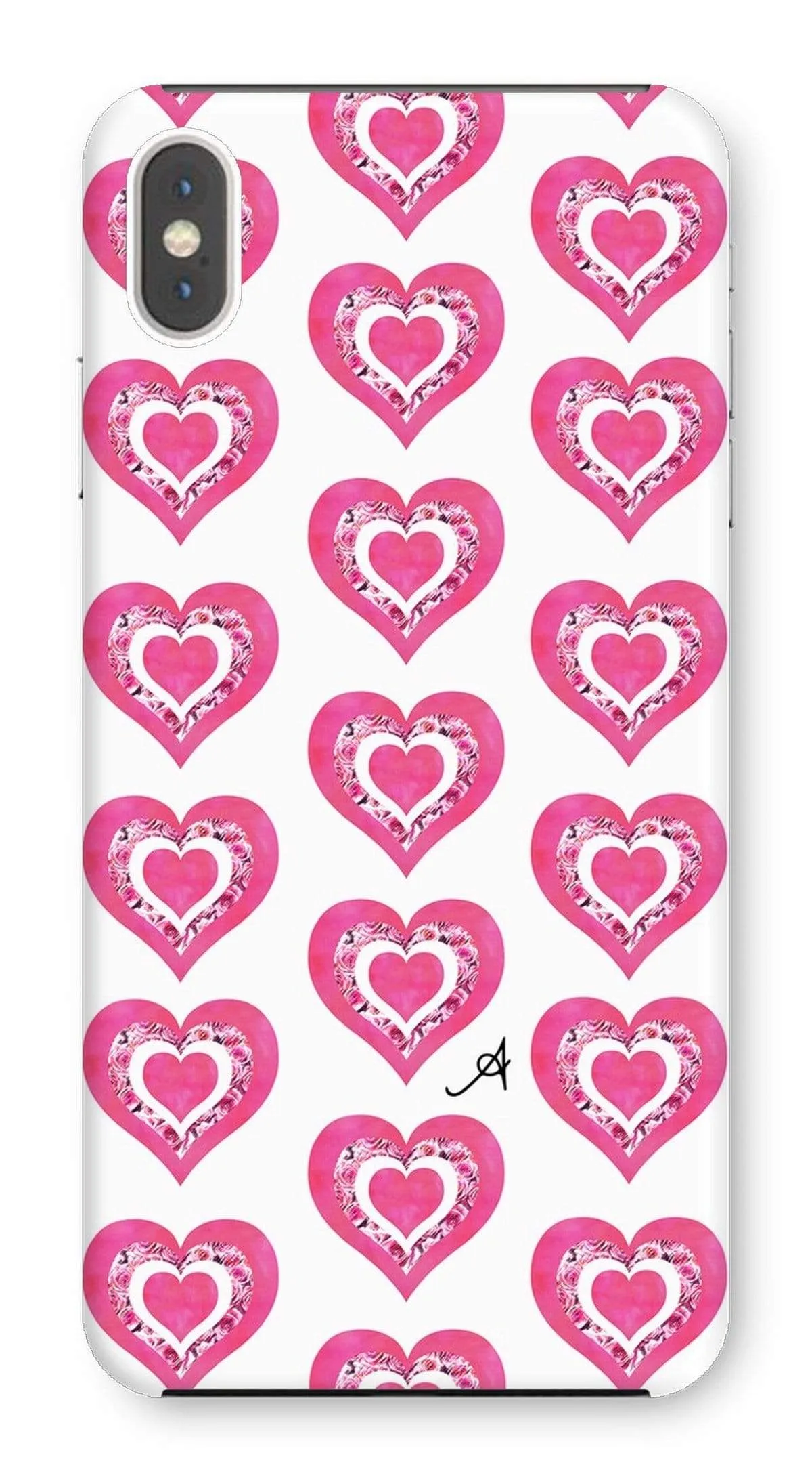 Textured Roses Love Pink Amanya Design Phone Case