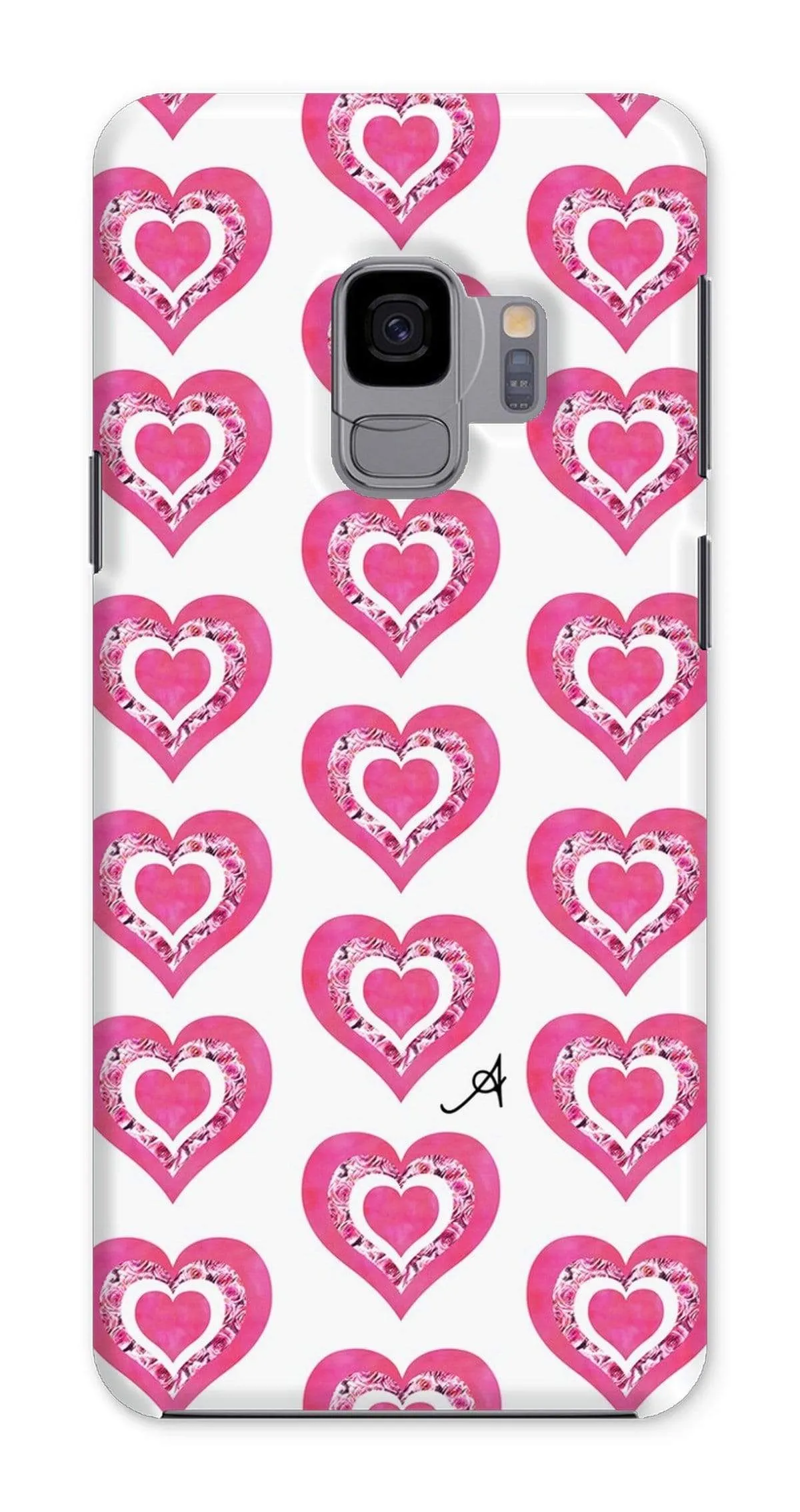 Textured Roses Love Pink Amanya Design Phone Case