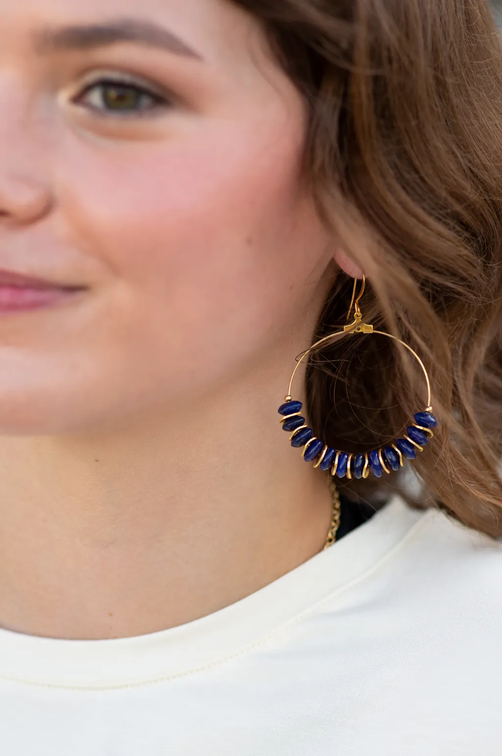 The Amalie Hoops by Annie Claire Designs