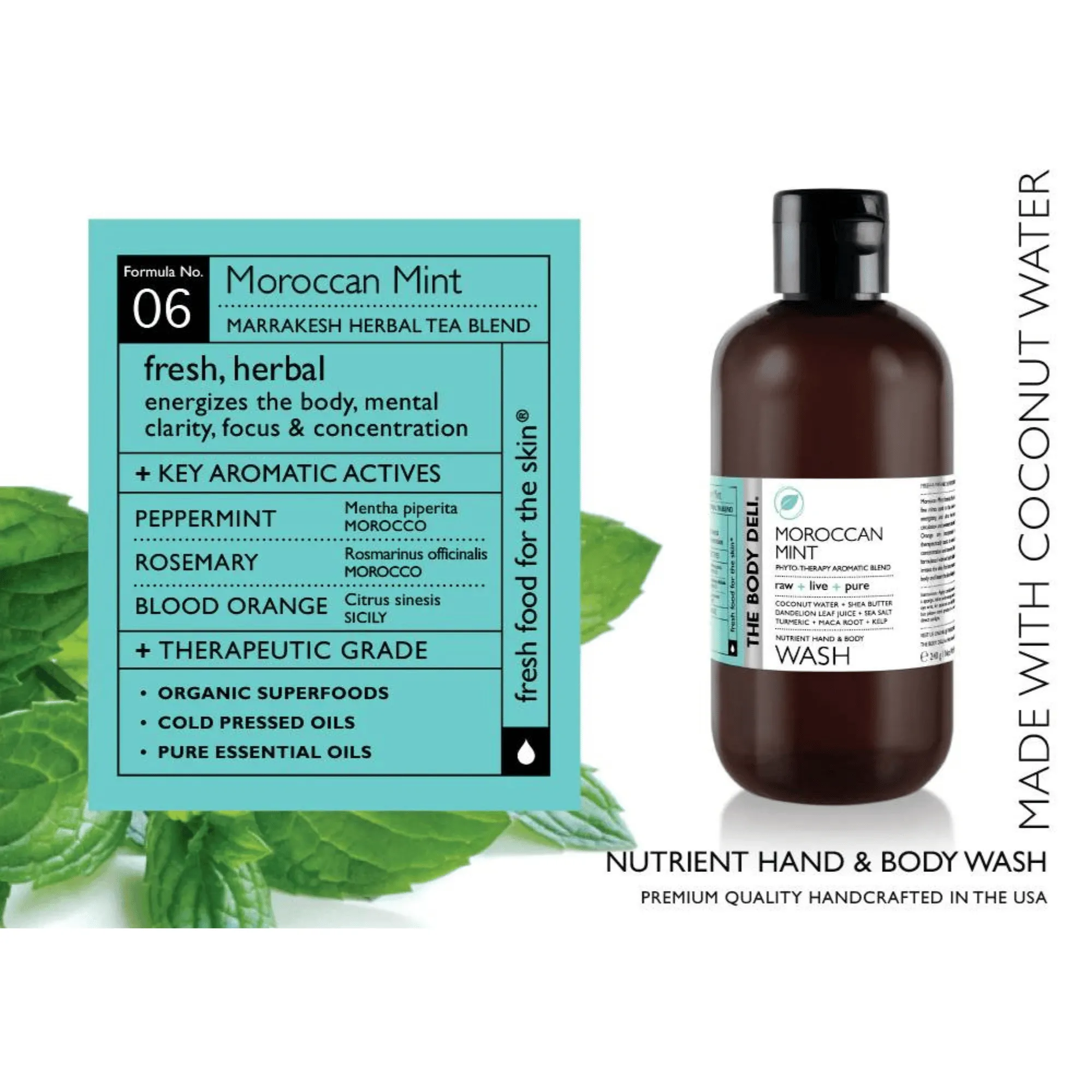 THE BODY DELI Hand & Body Wash in Moroccan Mint