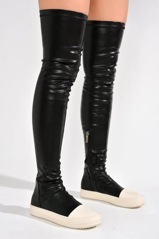 Thigh High OTK Sneaker Boots