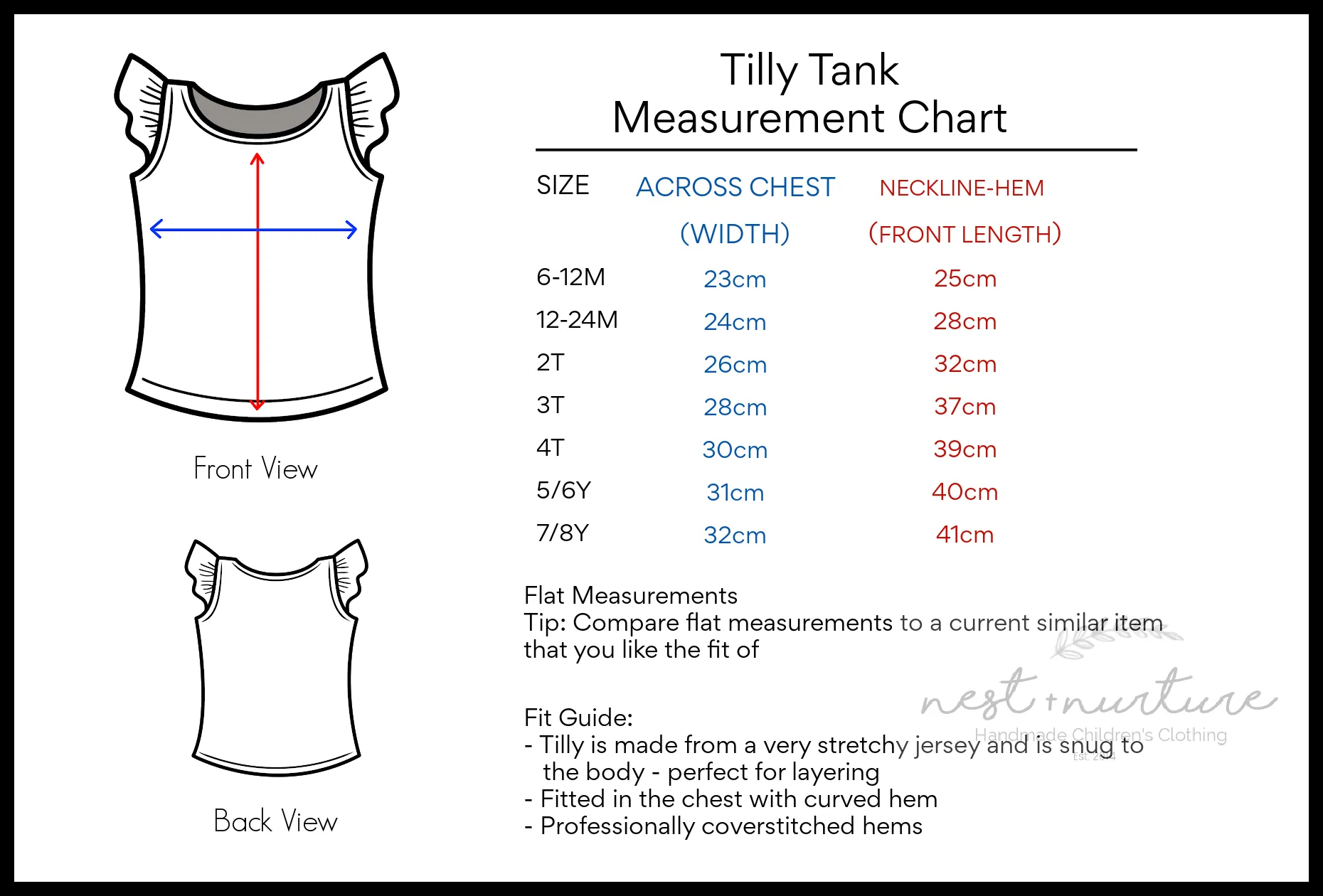 Tilly Tank in 'Sweet Mint' - Ready To Ship