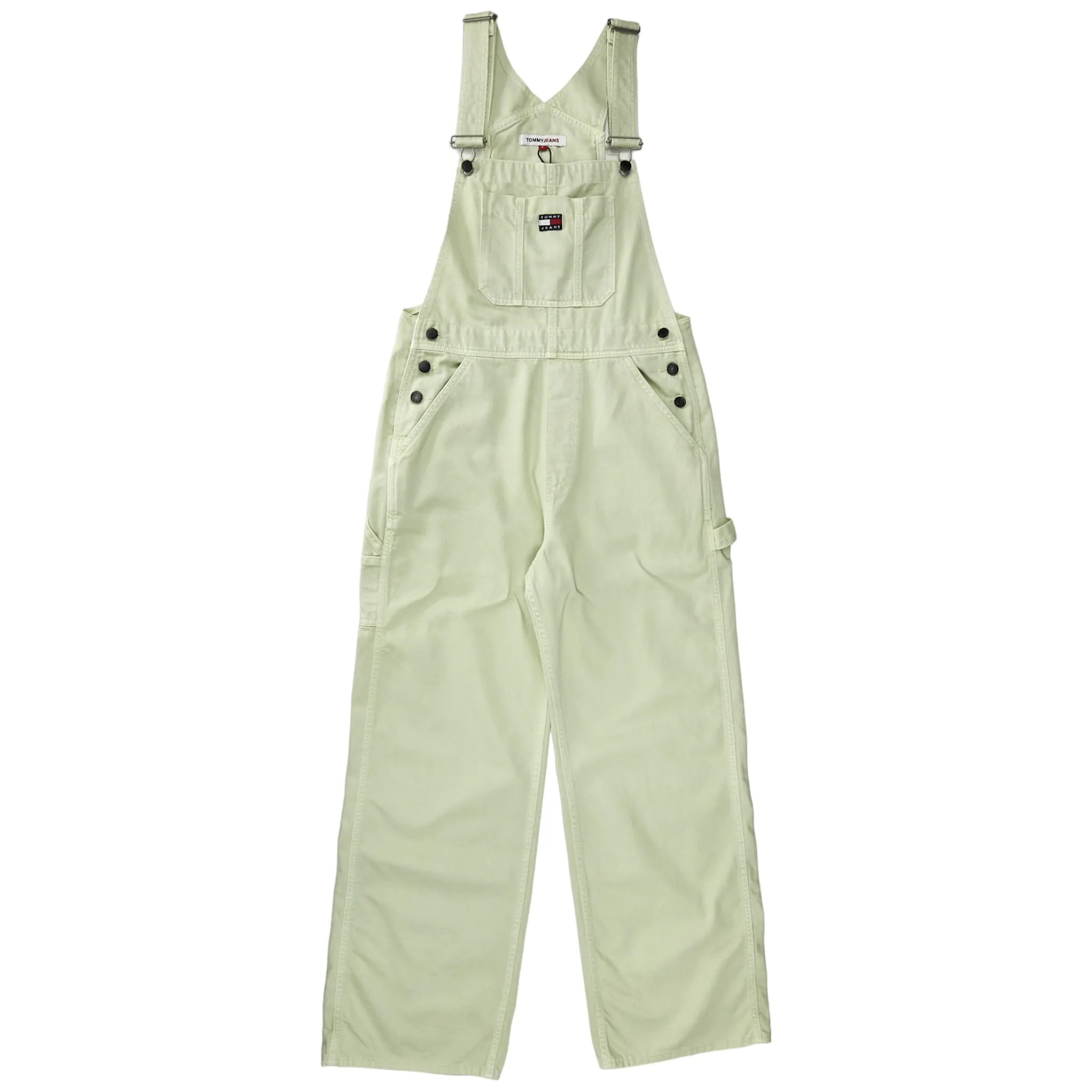 Tommy Jeans Green Daisy Dungaree