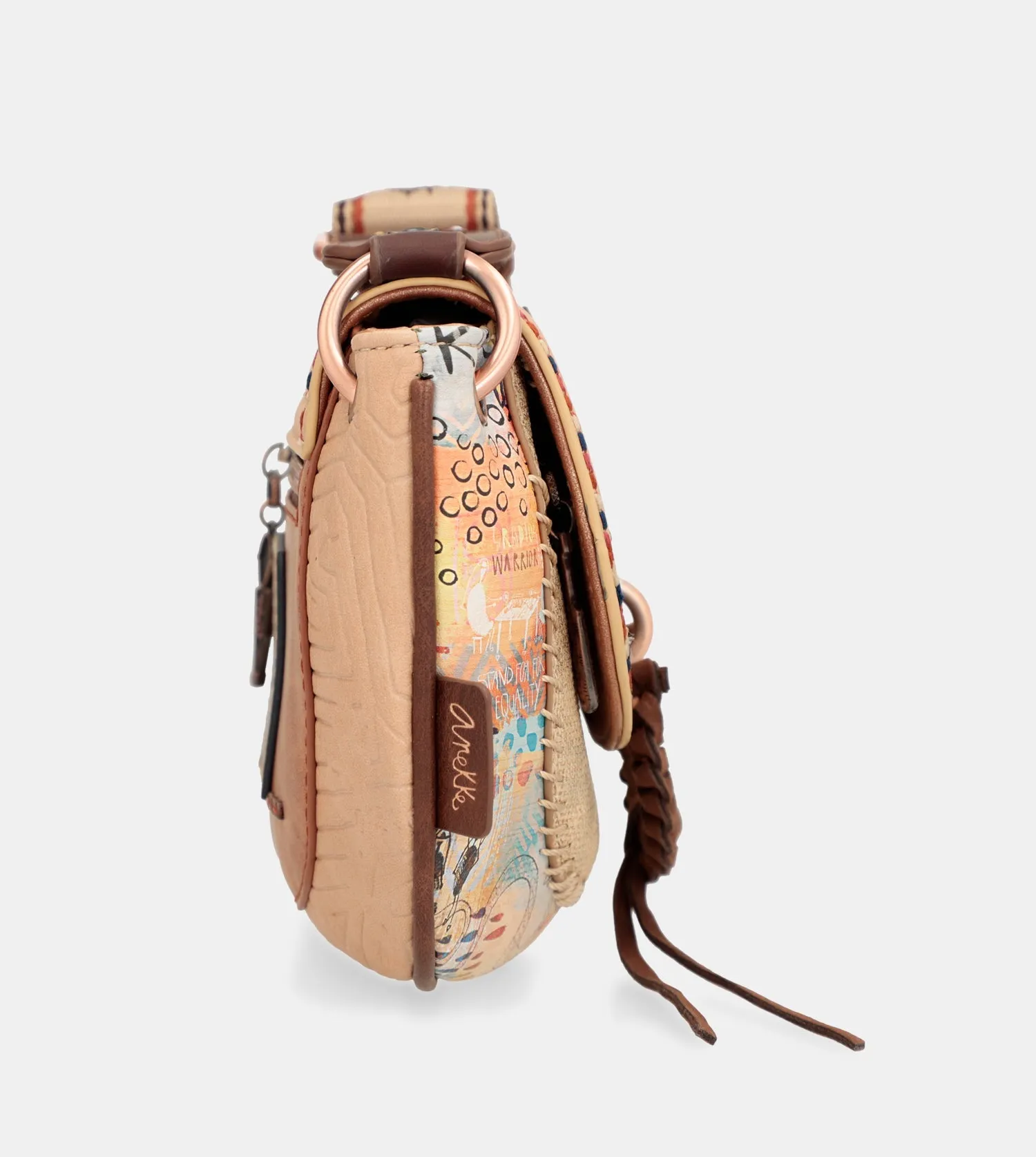 Tribe ethnic print crossbody bag