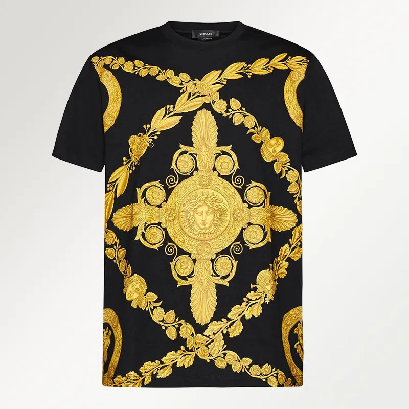 VERSACE  |Short Sleeves Luxury T-Shirts