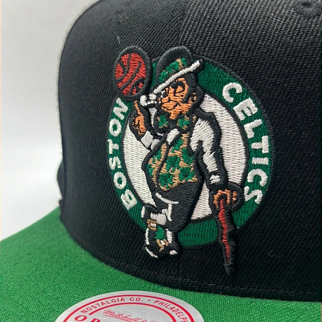 Vintage Boston Celtics NBA Mitchell & Ness Original Fit O.G. Snapback Hat