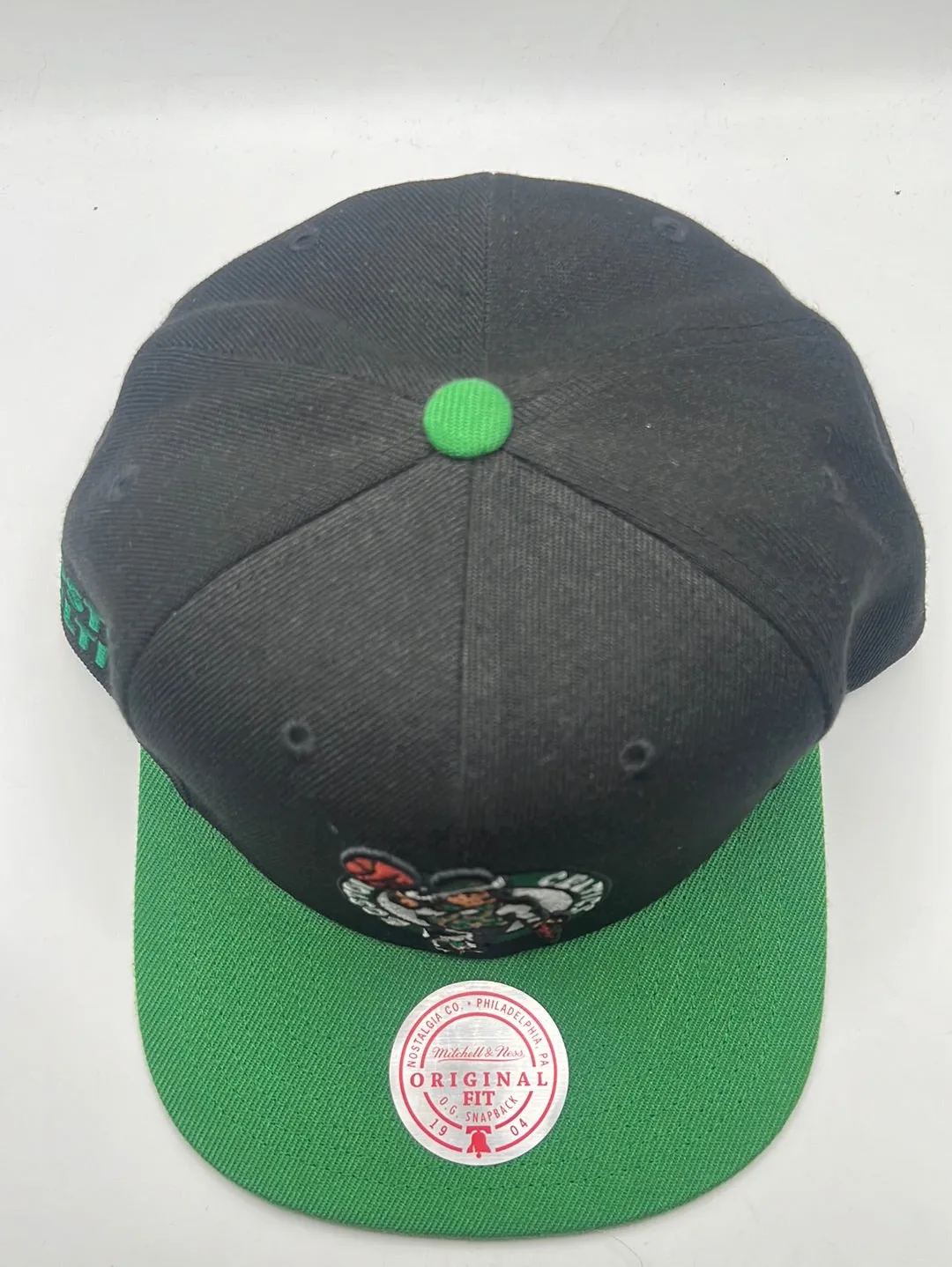 Vintage Boston Celtics NBA Mitchell & Ness Original Fit O.G. Snapback Hat