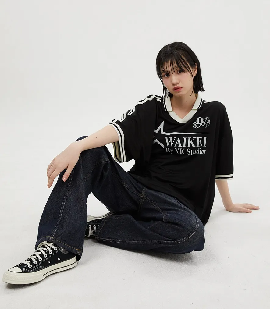 Wai Kei  |Unisex Street Style Logo T-Shirts