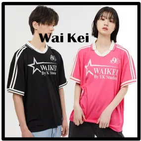 Wai Kei  |Unisex Street Style Logo T-Shirts