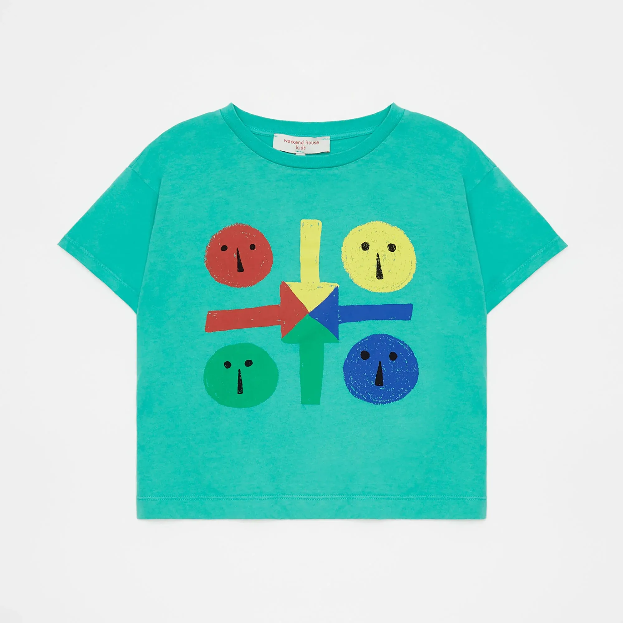 Weekend House Kids Parchis T-shirt (soft green)