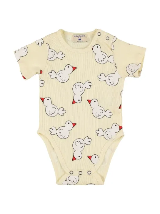 Weekend House Kids   Printed cotton blend bodysuit 