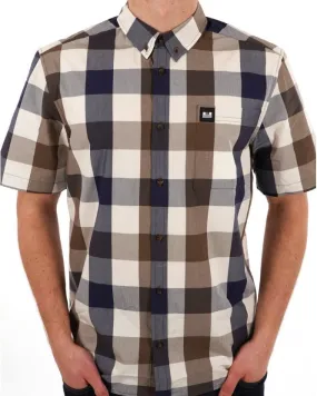 Weekend Offender Joyce Short Sleeve Shirt Large House Check