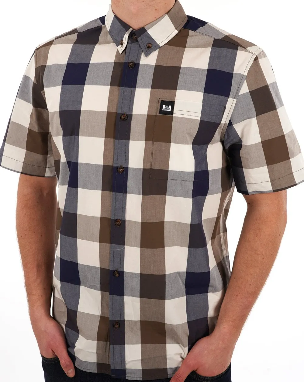 Weekend Offender Joyce Short Sleeve Shirt Large House Check