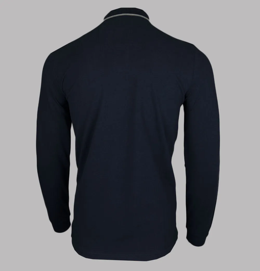 Weekend Offender LS Carola Polo Shirt Navy/House Check