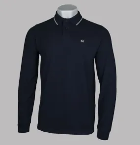 Weekend Offender LS Carola Polo Shirt Navy/House Check