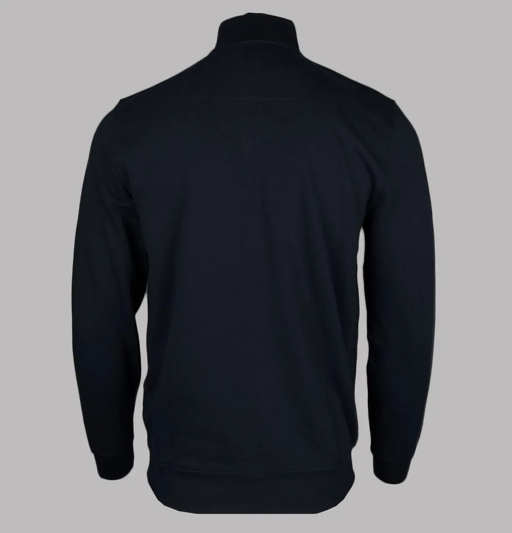 Weekend Offender Matisa Quarter Zip Sweatshirt Navy/House Check