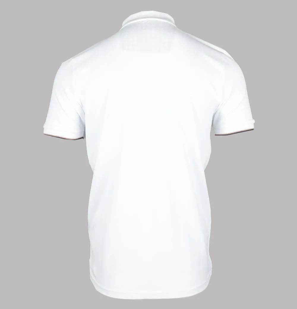 Weekend Offender Sakai Polo Shirt White/Mid House Check