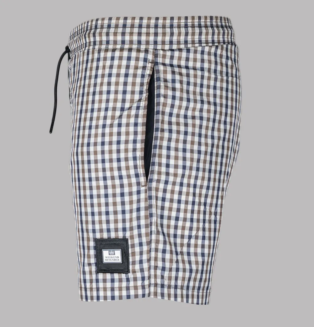 Weekend Offender Varadero Swim Shorts Mid House Check