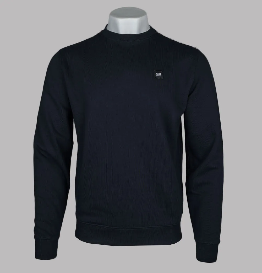 Weekend Offender Vega Sweatshirt Navy/House Check