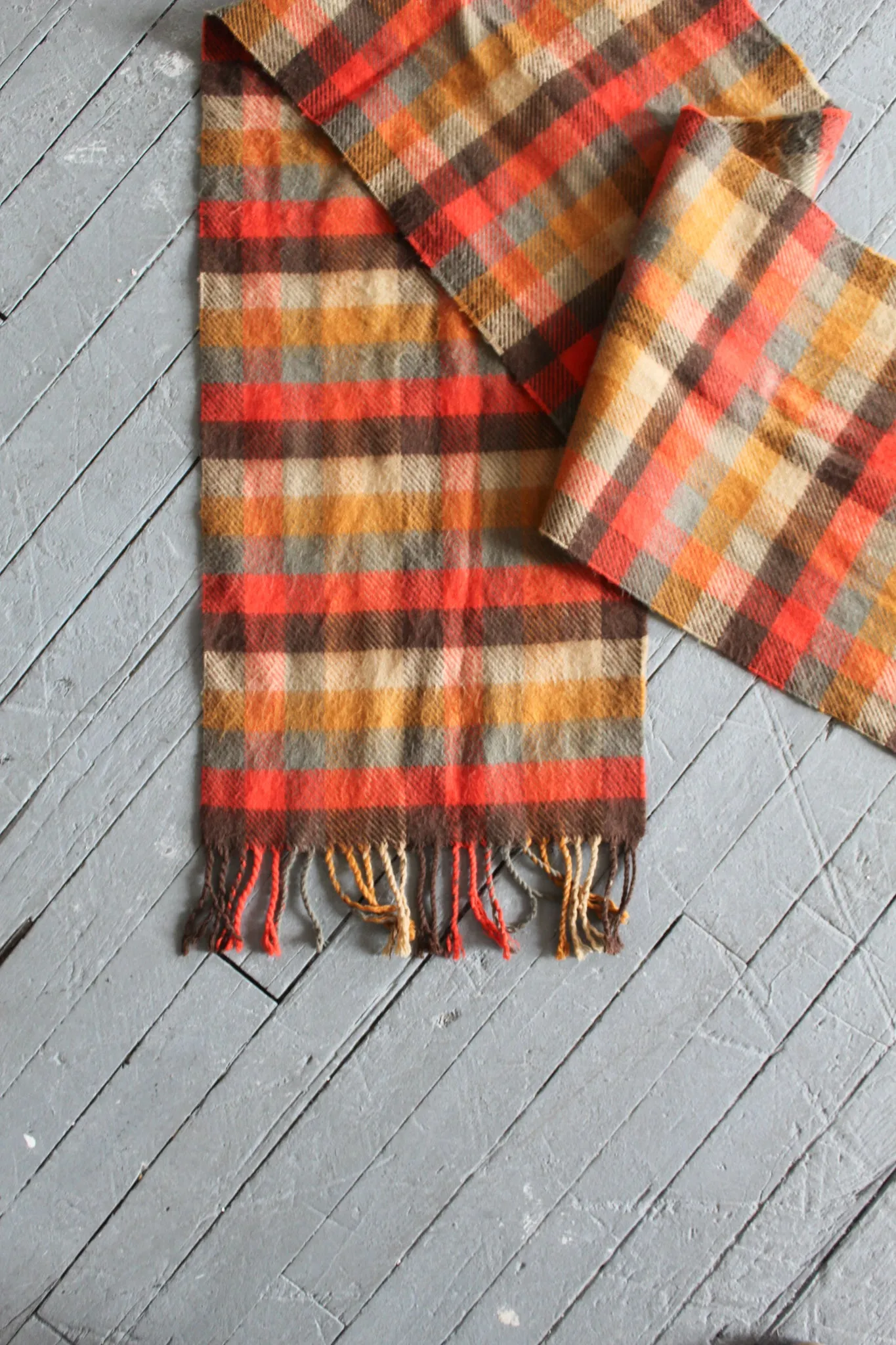 whitstable plaid scarf