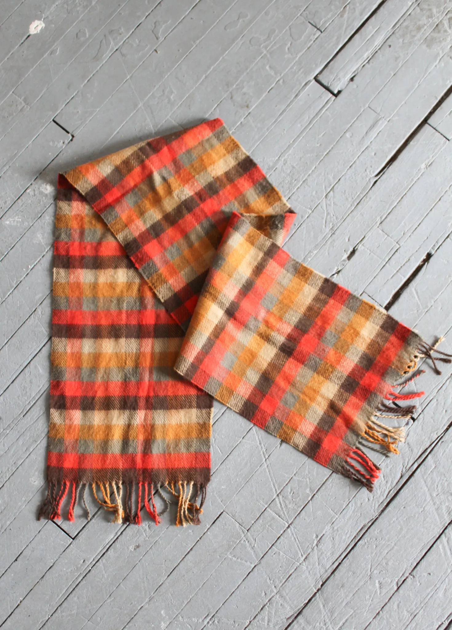 whitstable plaid scarf