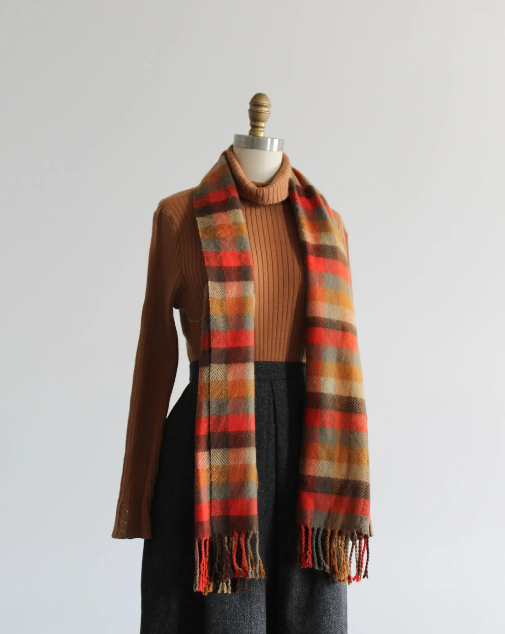 whitstable plaid scarf