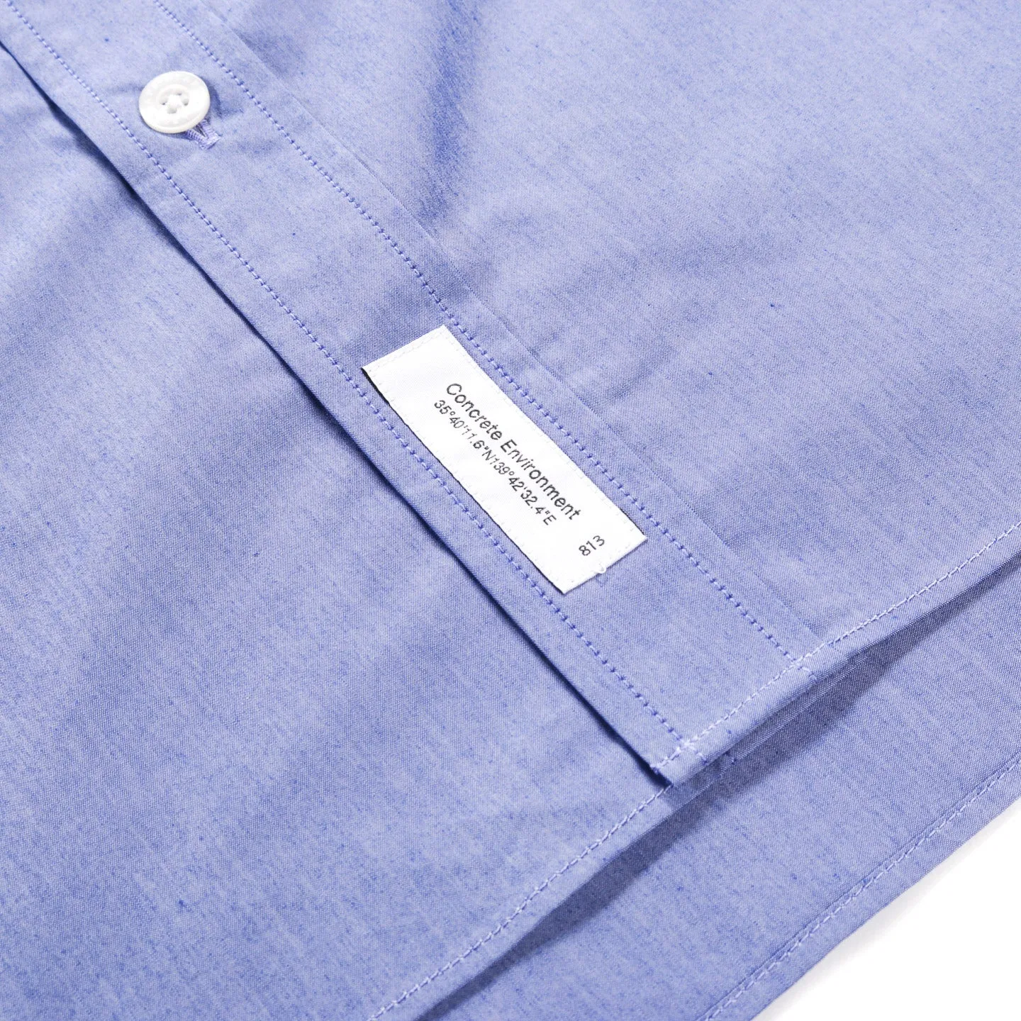 WTAPS BD 01 COOLMAX BROADCLOTH BLUE