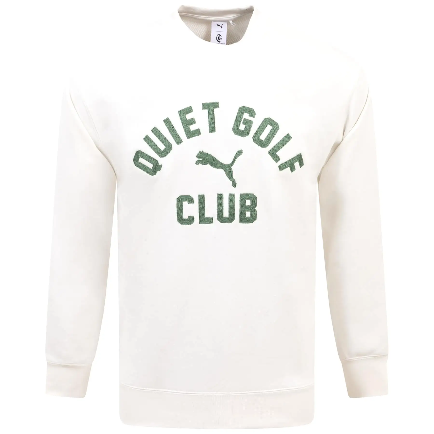 x QGC Graphic Crew Neck Sweatshirt White - SS24