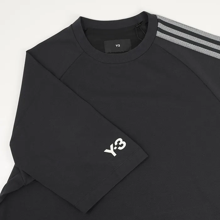 Y-3  |Crew Neck Cotton Short Sleeves Logo Designers