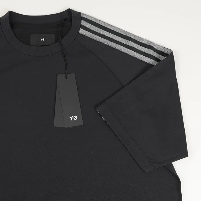 Y-3  |Crew Neck Cotton Short Sleeves Logo Designers