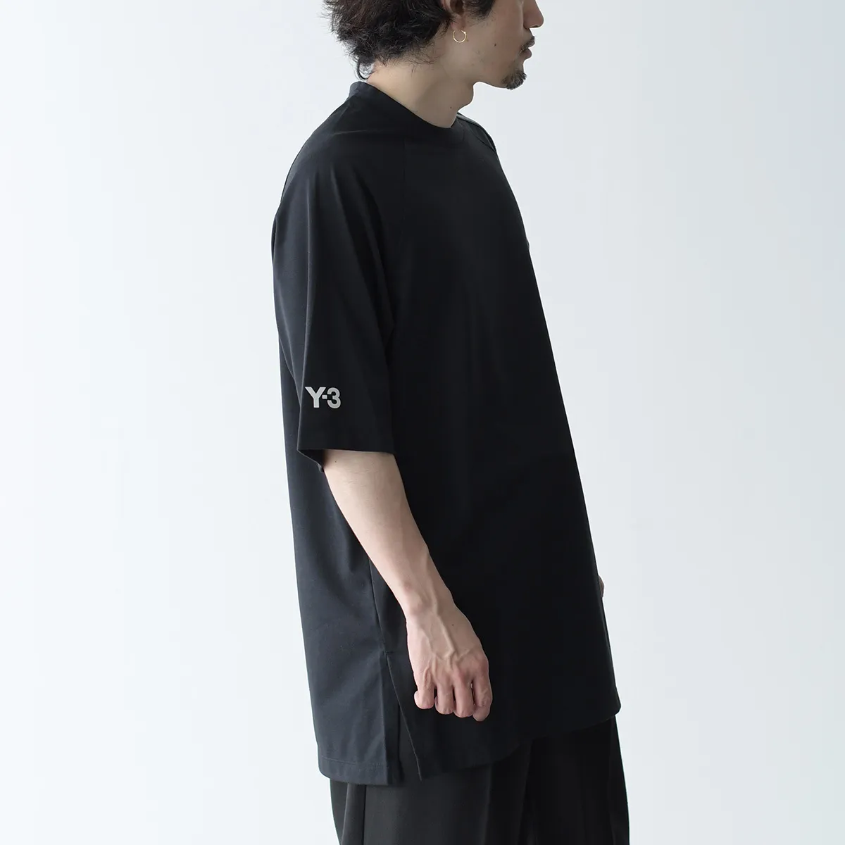 Y-3  |Crew Neck Cotton Short Sleeves Logo Designers