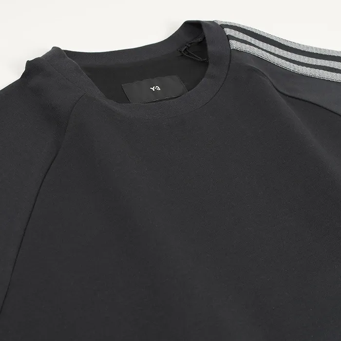 Y-3  |Crew Neck Cotton Short Sleeves Logo Designers